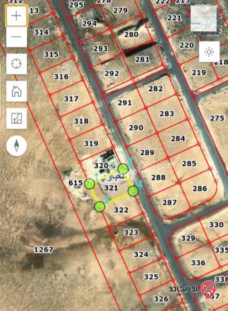 قطعة أرض على شارعين مساحة 642م للبيع في الزرقاء - الغباوي	