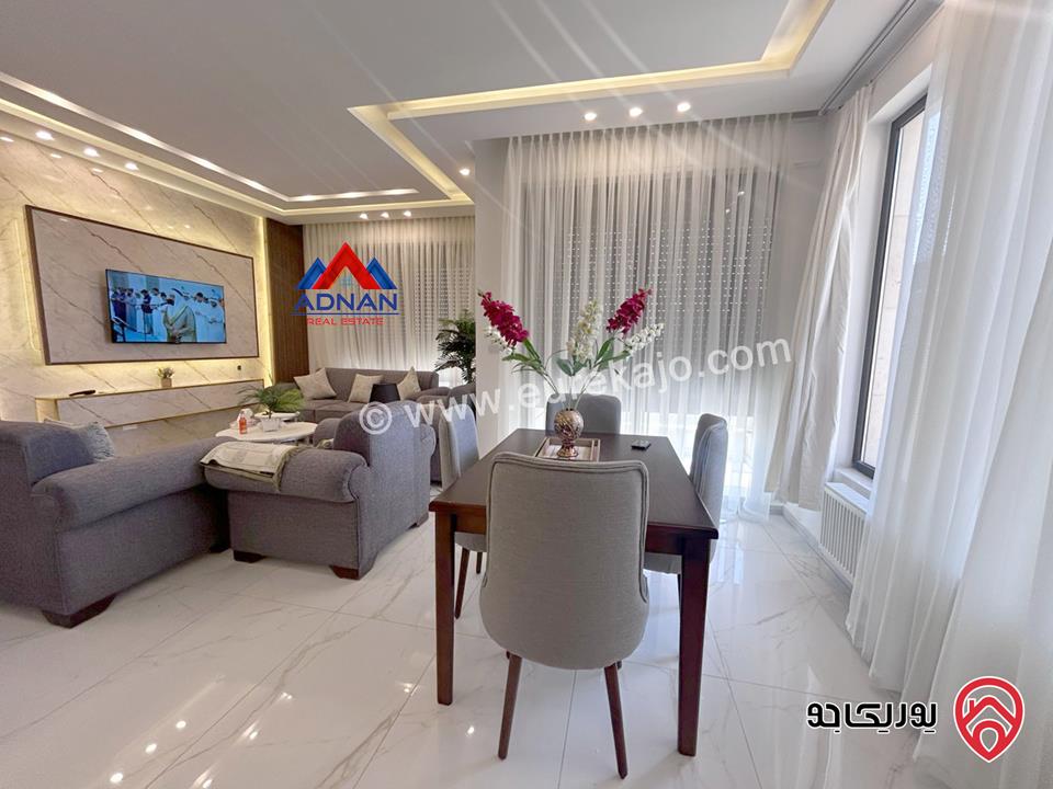 شقة جديدة مفروشة طابق ثالث مساحة 140م للايجار في عمان - الصويفية