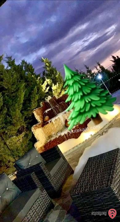 شاليه ومزرعة مساحة الأرض 3 دونم و 404م والبناء 150م للبيع في جرش