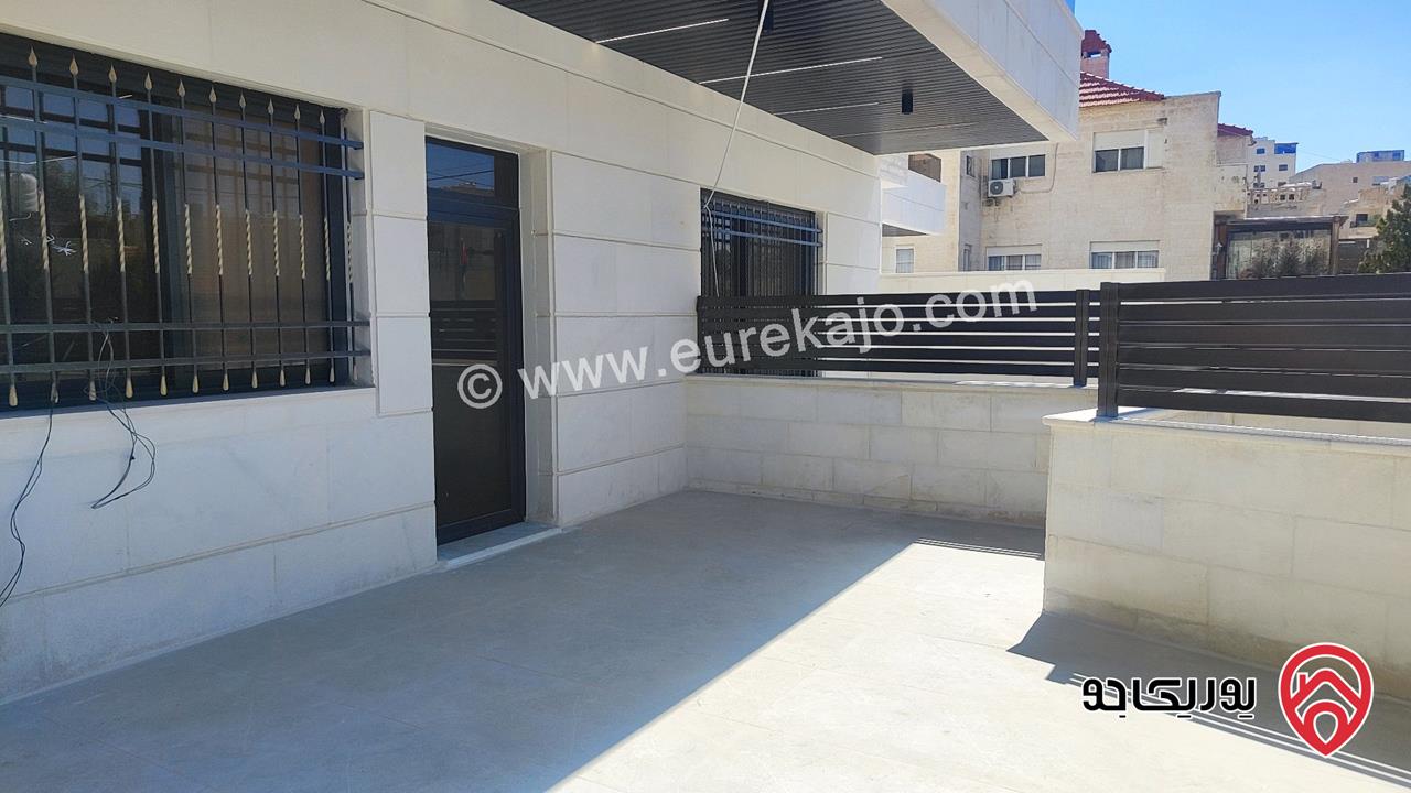 شقة ارضية جديدة مساحة 210م داخلي و 140م خارجي للبيع في عمان - تلاع العلي