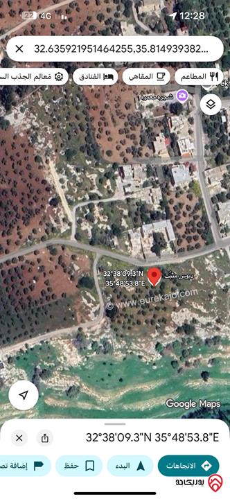 قطعة ارض مساحة 900م للبيع في اربد من أراضي بني كنانة سما الروسان