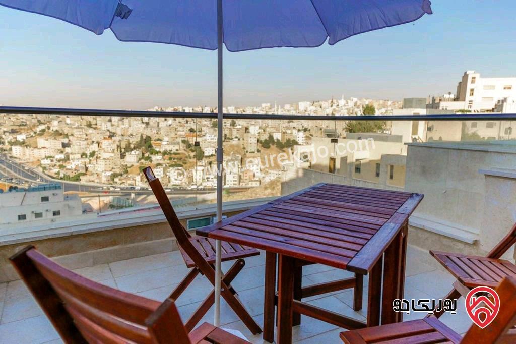 روف مفروش مساحة 100م للايجار في عمان - عبدون 
