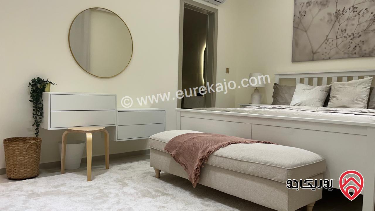 شقة طابق اول سوبر ديلوكس مساحة 105م مفروشة للايجار ضمن كومباوند في عمان - البنيات قرب جامعة البترا