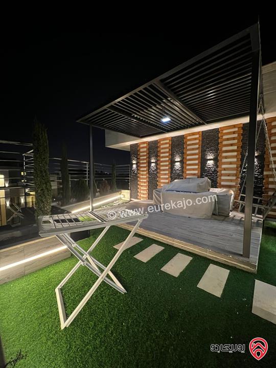 شقة طابق ثالث دوبلكس فاخرة مساحة 240م للبيع مفروشة في عمان - خلدا