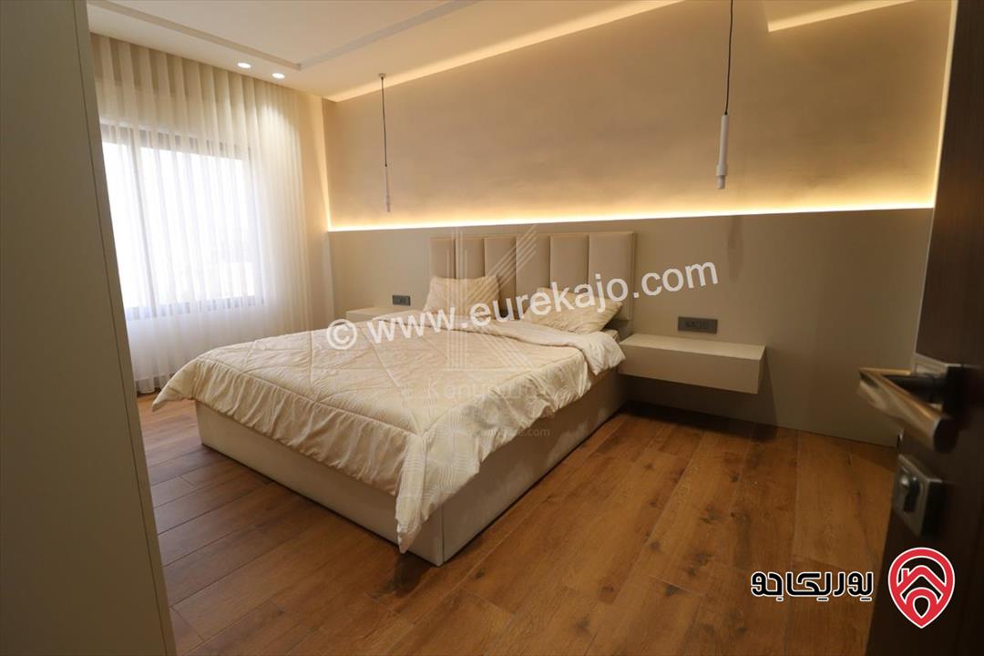 شقة مفروشة مودرن طابق ثالث دوبلكس مساحة 144م للايجار في عمان - دير غبار