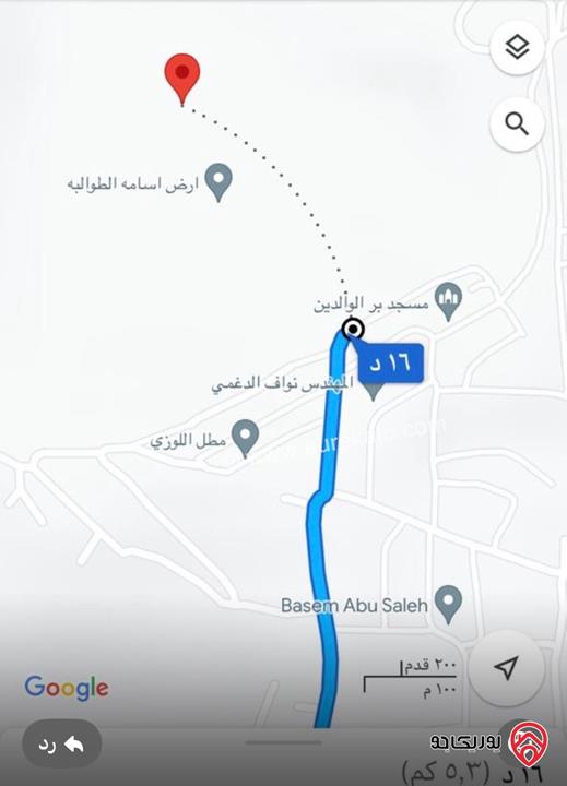 أرض مساحة 511م للبيع في الزرقاء - البتراوي الجنوبي