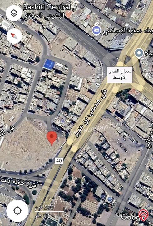 ارض تجارية مميزة مساحة 2 دونم و 319م تقع على ثلاث شوارع للبيع في عمان - الوحدات بالقرب من دوار الشرق الاوسط 