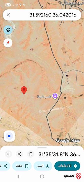 قطع أراضي مساحة 3400م للبيع من اراضي جنوب عمان - ضبعه