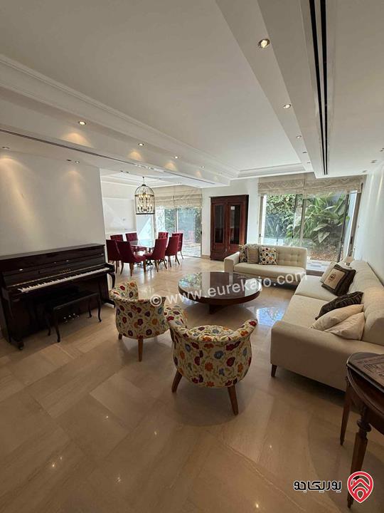 شقة أرضية ضمن كومباوند مساحة 180م مفروشة للبيع في عمان - عبدون - شارع القاهرة