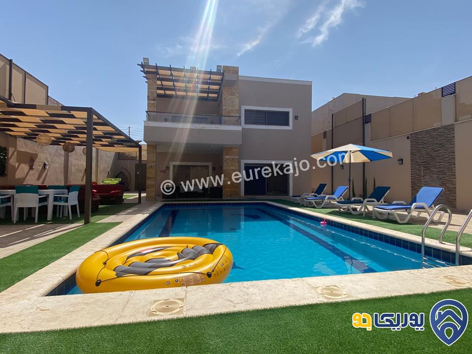 شاليه - مزرعة Tropical Island Villa للايجار اليومي في البحر اليمت 