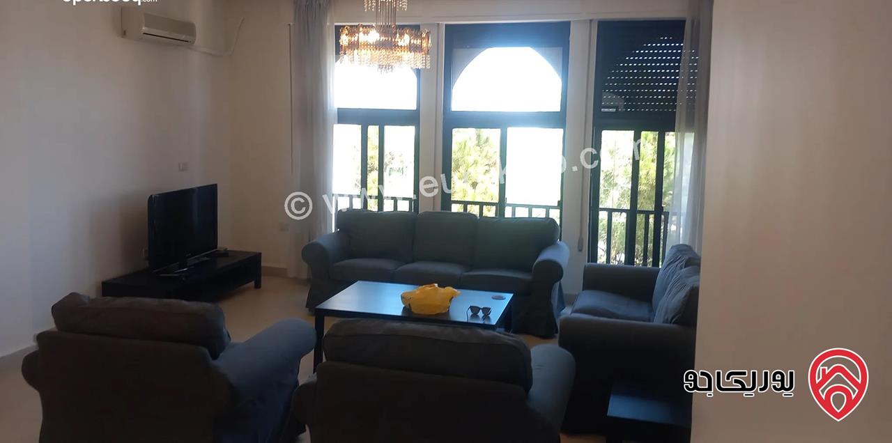 شقة مفروشة طابق ثالث مساحة 200م للايجار في عمان - عبدون 