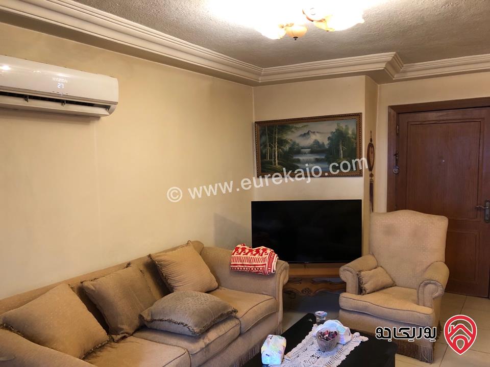 شقة مفروشة مساحة 124م طابق ثالث للبيع في عمان - تلاع العلي 