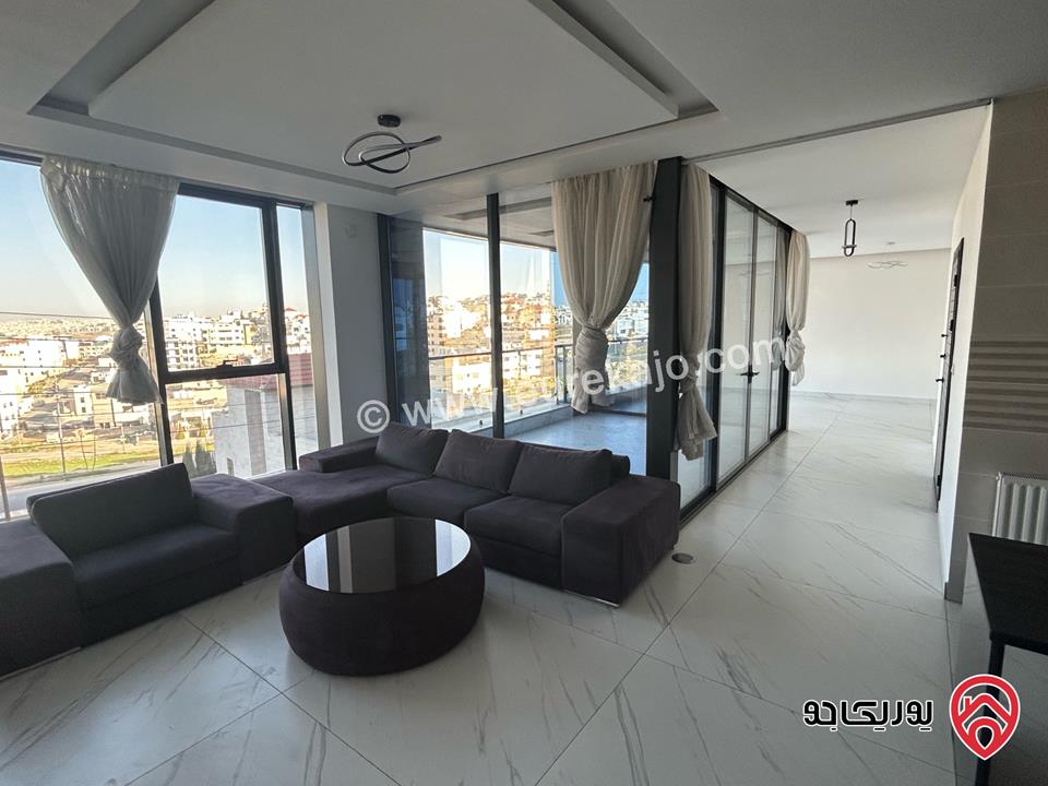 شقة طابقية سوبر ديلوكس مساحة 190م للايجار في مشروع أوكسجين في عمان - حي الياسمين رجم عميش 