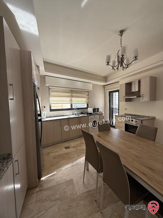 شقة ارضية مفروشة مساحة 120م للايجار في عمان - دير غبار 