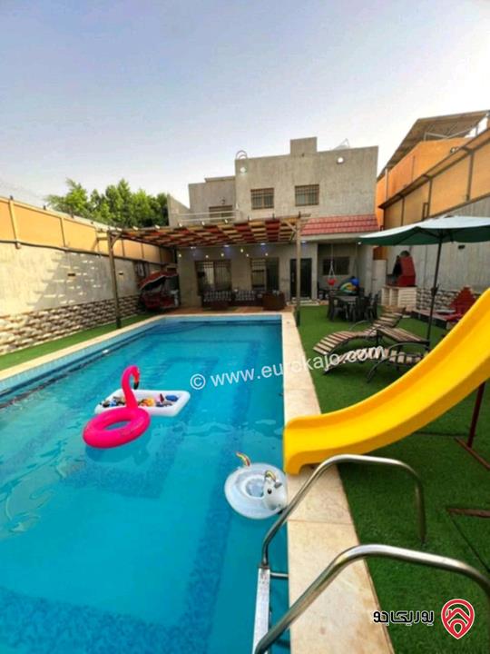 مزرعة مساحة الأرض 289م والبناء 120م للبيع في البحر الميت جوفة الكفرين