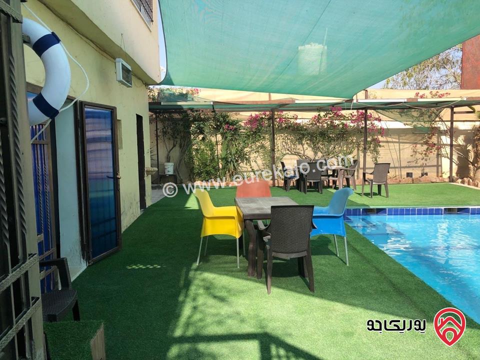 مزرعة مساحة البناء 200م على أرض 1 دونم و 400م للبيع في الغور منطقة الكفرين 