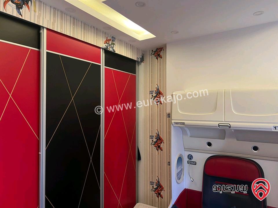 شقة أرضية مساحة 113م داخلي وخارجي 90م للبيع مفروشة في عمان - ضاحية الأمير راشد من المالك مباشرة