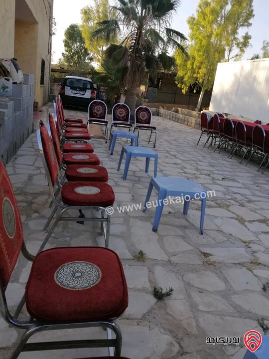مزرعة مساحة الأرض 10 دونم والبناء 265م للبيع في مادبا منطقة مليح