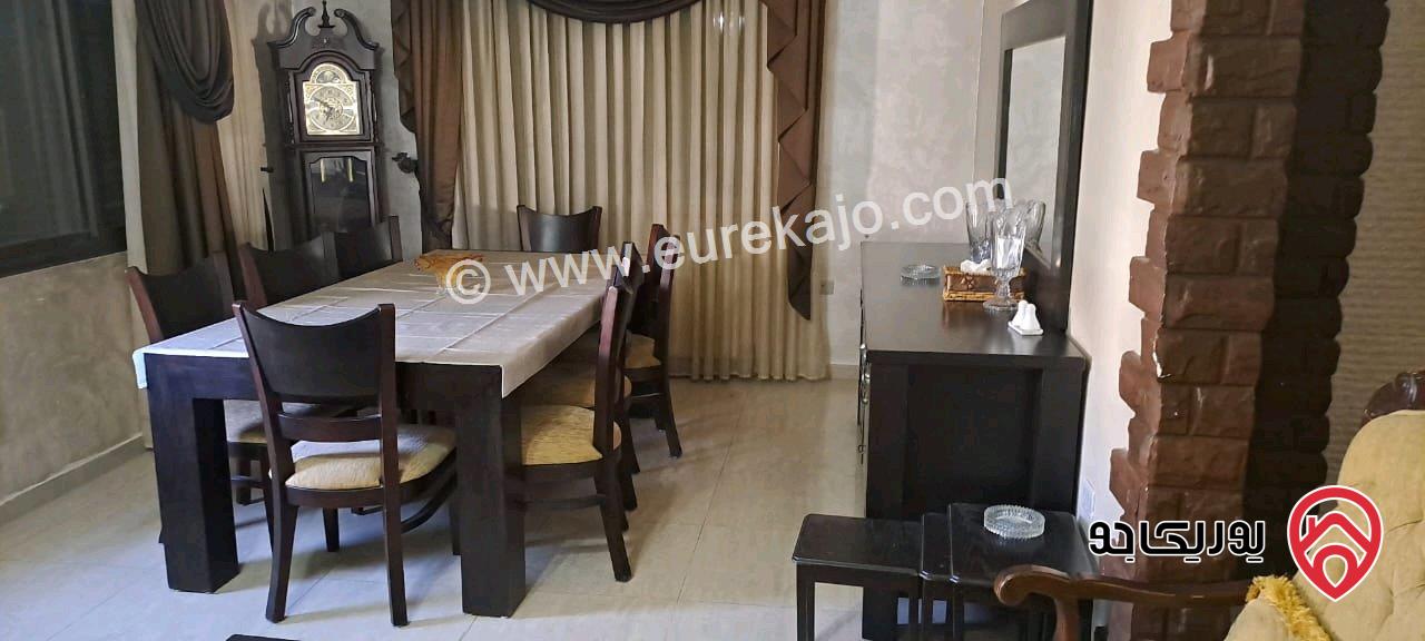 شقة مفروشة مساحة 170م طابق ثالث للايجار في عمان - تلاع العلي 