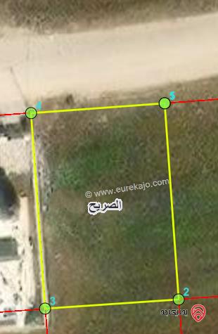 ارض مساحة 841م للبيع في اربد - الصريح - ضمن حوض الماصية الشمالية 