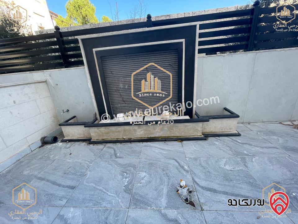 شقة ارضية مساحة 145م مع ترس خارجي 135م للايجار في عمان - الجندويل