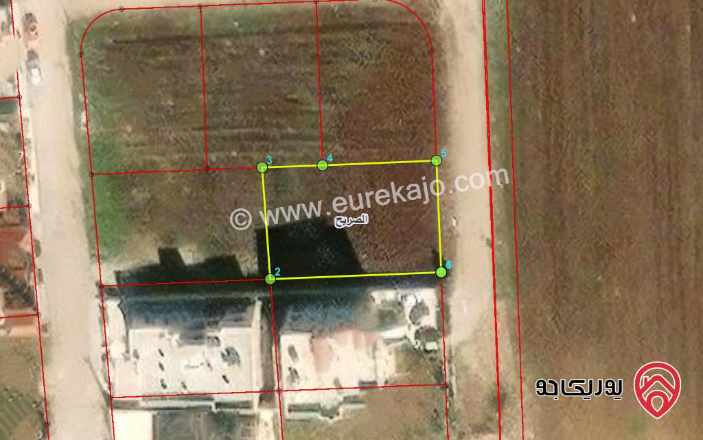 قطعة ارض مساحة 651م للبيع في اربد - جنوب شارع البتراء 