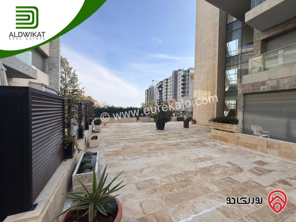 شقة طابق ثاني ضمن كومباوند مفروشة للايجار في عمان - عبدون المساحة 110م موقع اطلالة مميز