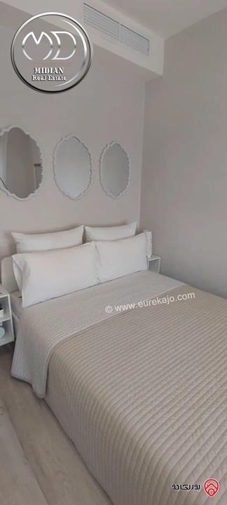 استديو مفروش للبيع في عمان - الرابية مساحة 36م طابق ثاني تشطيبات و ديكورات فندقية فرش فاخر يصلح للاستثمار بسعر مميز