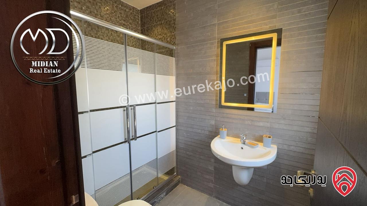 شقة مفروشة فاخرة للايجار في عمان - الدوار السابع مساحة 100م طابق ثالث تشطيبات وديكورات فندقية اطلالة جميلة