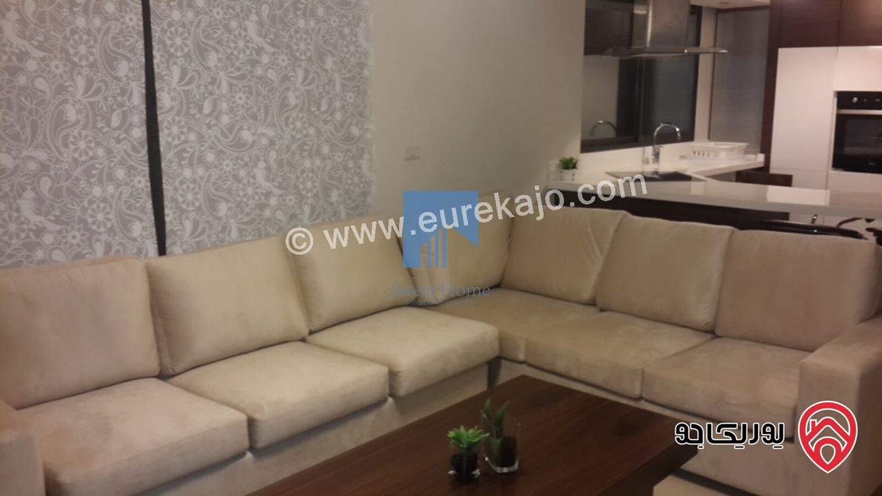 شقة أرضية مفروشة فاخرة للبيع في جبل عمان - مقابل رئاسة الوزراء وقرب فندق عمان ويست 100م مع ترسات 110م بسعر مغري