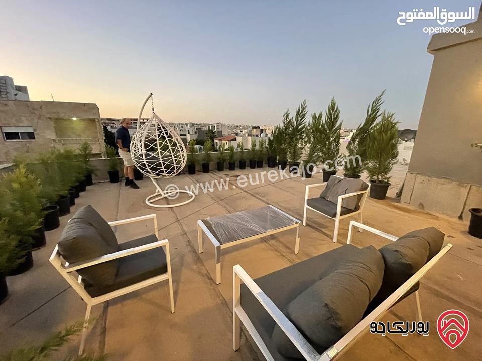 شقة مفروشة مساحة 100م للايجار في عمان - ام اذينة 