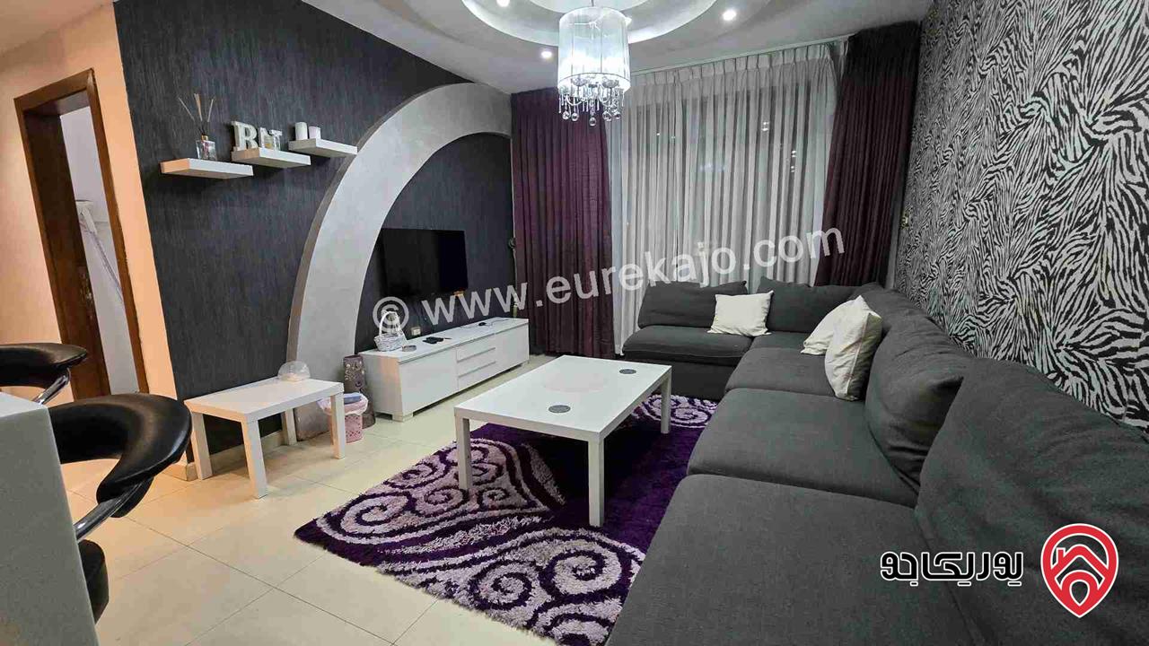 شقة مفروشة مساحة 100م طابق ثاني للايجار في عمان - دير غبار 