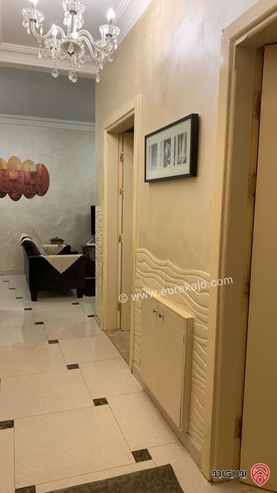 شقة مفروشة مساحة 90م طابق أول للإيجار في عمان - ضاحية الرشيد مربع العائلات من المالك مباشرة 