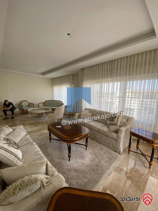 شقة مفروشة فاخرة للبيع في عمان - خلدا - العوجانية خلف السيتي مول طابق ثاني 185م تشطيب سوبر ديلوكس