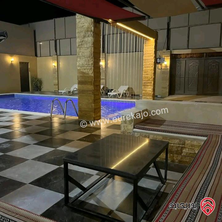 مزرعة مكونة من شاليهات إثنين متلاصقين على أرض 546م للبيع في البحر الميت - جوفة الكفرين