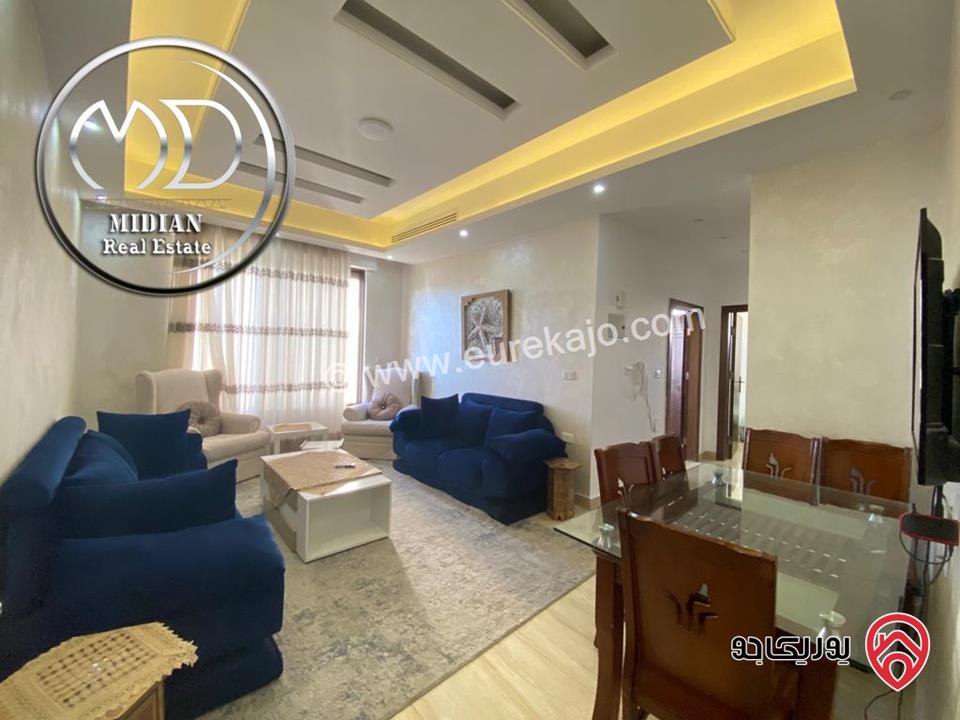 شقق مفروشة فاخرة للايجار في عمان - ام السماق مساحات 100م & 135م تشطيبات و ديكورات سوبر ديلوكس بموقع مميز جداً
