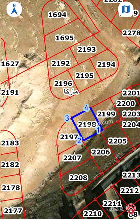 ارض مساحة 300م للبيع في عمان - ماركا ( المغيرات) بالقرب من مسجد الإبراهيمي 