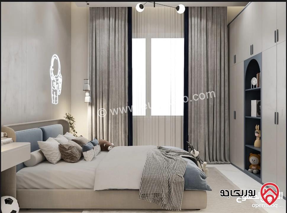 شقة شبه ارضي مساحة 250م للبيع في عمان - عبدون