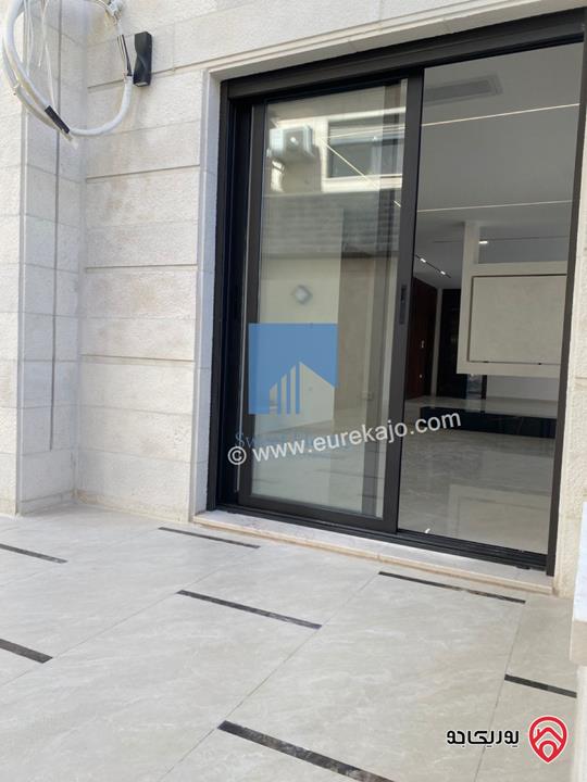 شقة أرضية فاخرة للبيع في عمان - أم أذينة قرب أبراج السادس 190م مع ترسات 130م لم تسكن