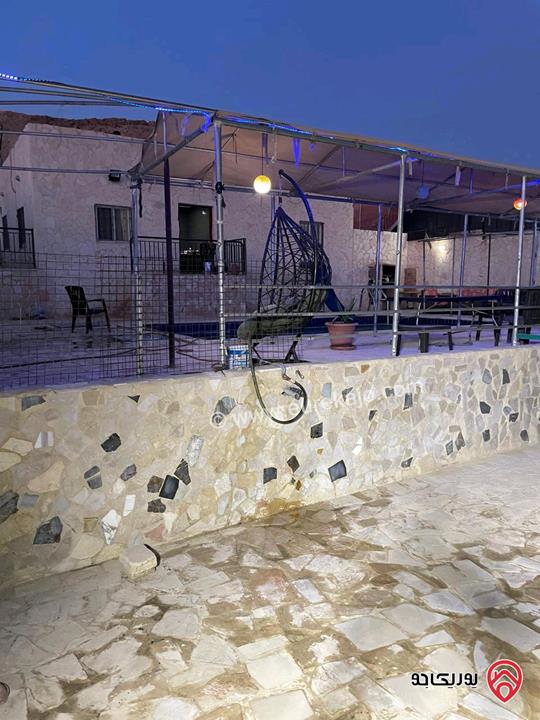 شاليه فاخر على مساحة أرض 500م للبيع في الشونة الجنوبية الجواسرة