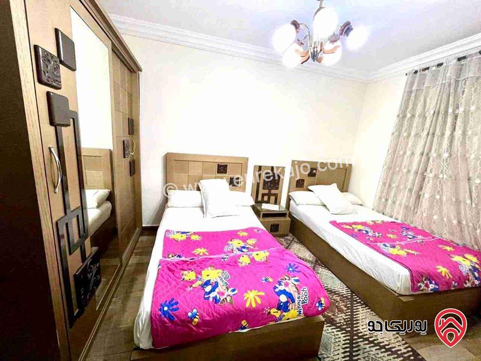 شقة مفروشة طابق ثالث مساحة 110م للايجار في عمان - ضاحية الرشيد
