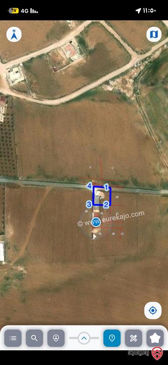 ارض للسكن او للاستثمار مساحة 507م للبيع في عمان - قرية سالم بجانب شارع الميه سكن ج