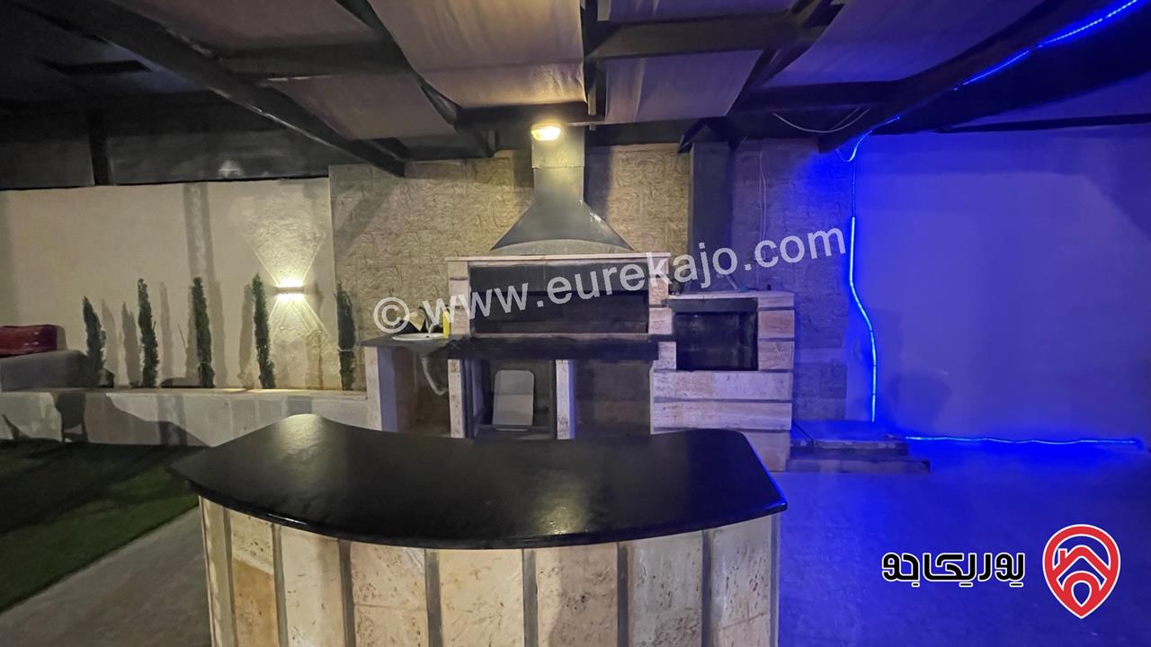 شاليه مساحة البناء 170م والأرض 530م للبيع في البحر الميت - جوفة الكفرين