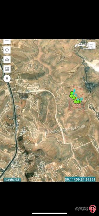 قطعة ارض مساحة 500م للبيع في عمان - بمنطقة وادي العش 