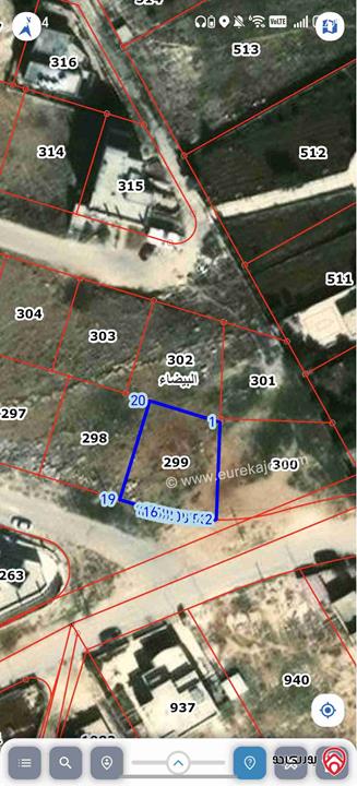 قطعة أرض مساحة 353م للبيع في عمان - البيضا من المالك مباشرة