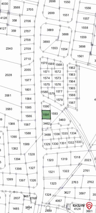 قطعة أرض تجارية مساحة 400م عليها بناء طابقين للبيع في عمان - الصويفية 