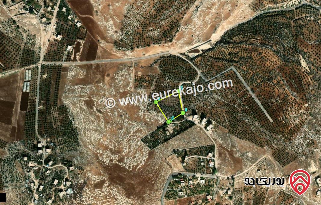 ارض مساحة 5399م للبيع من اراضي غرب عمان عراق الامير العميرية والفحص