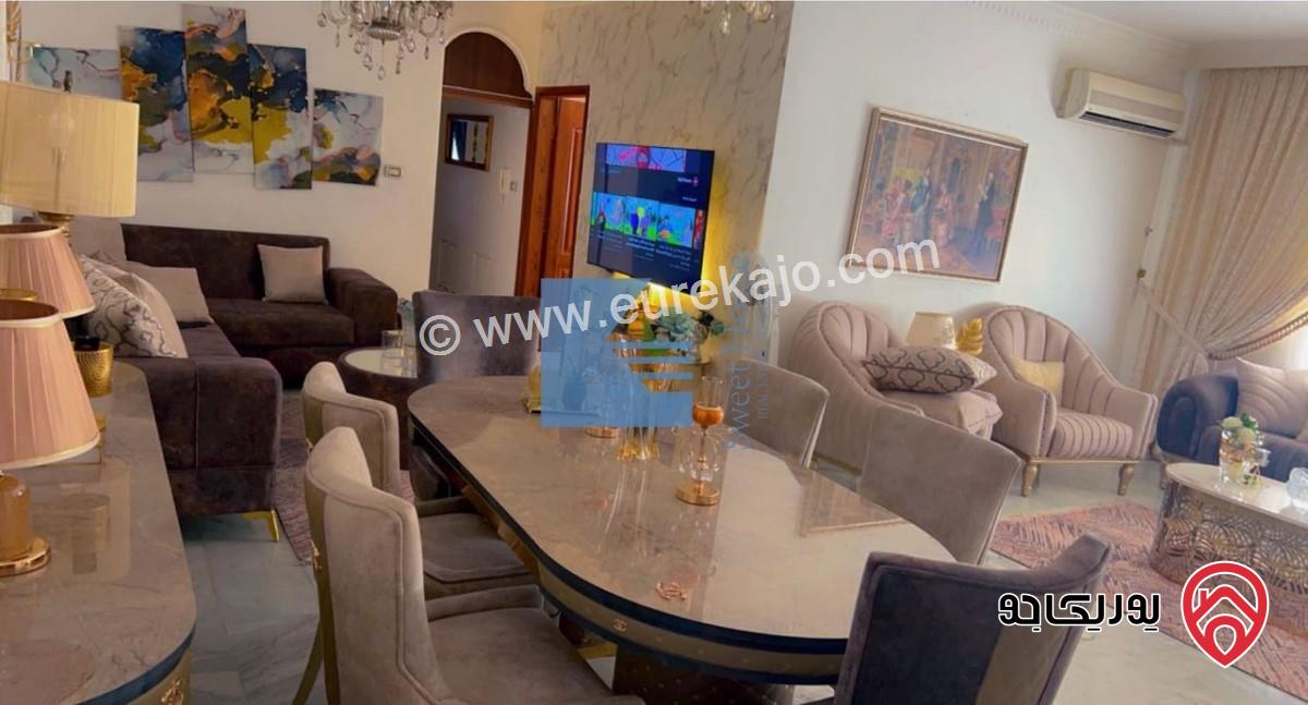 شقة فاخرة للبيع في عمان - أم السماق قرب مدارس الجزيرة طابق اول 128م تشطيب سوبر ديلوكس بسعر مغري