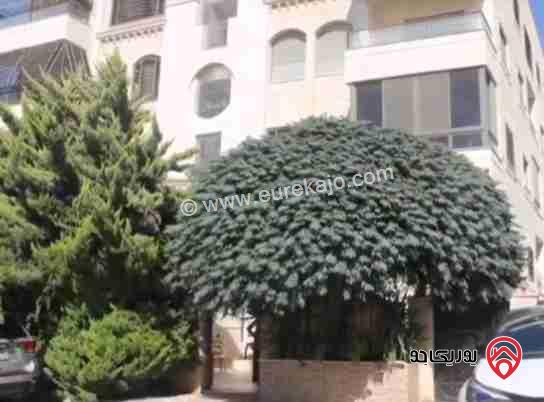 شقة شبه ارضية مساحة 194م داخلي و 150م خارجي للبيع في عمان - حي الصحابة