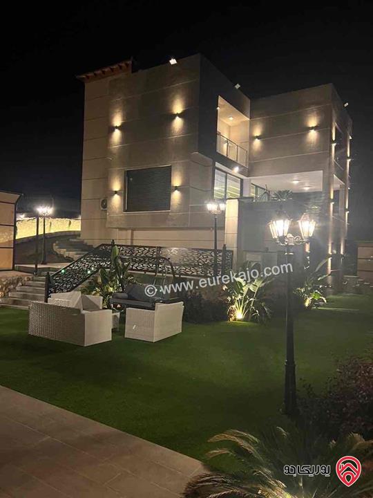مزرعة مساحة البناء 400م والأرض 5700م للبيع في جرش - المصطبة خلف جامعة فيلادلفيا / تلة الرز 